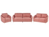 Wohnzimmer Set aus Polyester Klassisch TROSA Wohnzimmer Set aus Polyester Klassisch TROSA