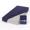 Lotus Bettwaren, Lotus Bettwaren - Jersey Fixleintuch Comfort, 120X200CM, Marine