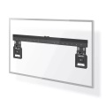 Nedis - Feste TV-Wandhalterung | 43 - 100 | maximal unterstützes Bildschirmgewicht: 75 kg | Minimaler Wandabstand: 9,50 mm | Stahl | Schwarz, One Size