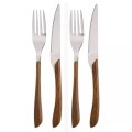 Besteck Set (4 Teilig) Holzoptik Besteck Set (4 Teilig) Holzoptik