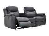 Vente-unique, Relaxsofa Leder 3Sitzer EVASION Relaxsofa Leder 3Sitzer EVASION