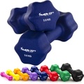 Movit, Profi Neopren Hanteln 2er Set Unisex Blau 2.5KG