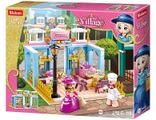 Beta Service, Sluban M38-B0873 - Girls Dream, Village, Cake Shop, Konditorei, Bauset, Spielset, Klemmbausteine