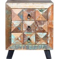 mutoni inspiration, Nachtkommode Diamond Holz recycelt multicolor