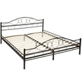 TecTake, Metallbett mit Lattenrost im romantischen Design Metallbett mit Lattenrost im romantischen Design