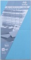 ARTOZ Karten 1001 310x155mm 107452263 220g. azur 5 Blatt