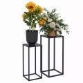 Outsunny - Pflanzenständer, One Size, Schwarz