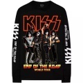 KISS - End Of The Road Tour TShirt Langärmlig, für Damen, Schwarz, Größe M
