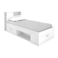 Vente-unique, Bett mit Stauraum Schublade LEANDRE Bett mit Stauraum Schublade LEANDRE