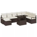 VidaXL - Garten-sofa poly-rattan, One Size, Braun