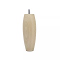 4er-Pack Bettfüsse, oval