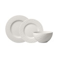 VILLEROY&BOCH, Teller-Set, 12tlg, 4 Personen Manufacture Rock blanc Teller-Set, 12tlg, 4 Personen Manufacture Rock blanc