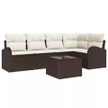 VidaXL - Garten-sofa poly-rattan, One Size, Braun