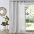 LA REDOUTE INTERIEURS, Leinenvorhang Onega Unisex Grau 135x220cm
