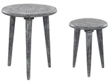 Tisch Set aus Mango Holz Retro JATRA Tisch Set aus Mango Holz Retro JATRA