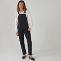 Latzjeans Unisex Schwarz 42