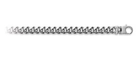 Collier Panzer Silber 925, 7mm, 42cm Unisex Silber 42cm