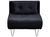 Schlafcouch aus Samtstoff Glamourös VESTFOLD Schlafcouch aus Samtstoff Glamourös VESTFOLD