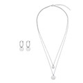 Set Circuli Silberfarbend Damen Silber ONE SIZE