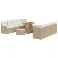 VidaXL - Garten-sofa poly-rattan, One Size, Beige