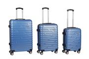 Reisekoffer, Hellblau, 3-er Set Unisex ONE SIZE