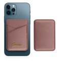 Guess - Saffiano Magnetische MagSafe Leder Wallet Kreditkarten Halterung (GUWMSSASLPI) - Pink