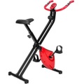 Heimtrainer Fahrrad Mit Trainingscomputer Klappbar Unisex Schwarz 113cm