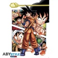 Dragon Ball Son Goku Story Poster multicolor