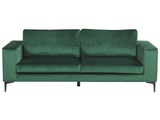 Beliani, 3 Sitzer Sofa aus Samtstoff Retro VADSTENA 3 Sitzer Sofa aus Samtstoff Retro VADSTENA