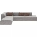 Ecksofa Infinity Atlanta grau Links