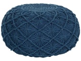 Beliani, Pouf aus Baumwolle Boho BERKANE Pouf aus Baumwolle Boho BERKANE