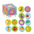 Dodo - Kleines Memory Früchte und Gemüse 24 Teile, 36M+