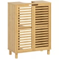HOMCOM - Waschbeckenunterschrank, One Size, Braun