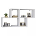 Holz Wandregal Hängeregal Regal Bücherregal Wandboard Deko Board Lusas Holz Wandregal Hängeregal Regal Bücherregal Wandboard Deko Board Lusas