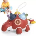 Activity-board - CastleMotor Toy, Baby Sensory Toy Dino Kinderspielzeug, frühe Entwicklung Lernen Spielzeug Geschenk, Pop Fidget Spinning One Size, Braun
