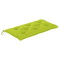 vidaXL Gartenbank-Auflage Hellgrün 110x50x7 cm Stoff