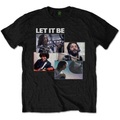 The Beatles, Let It Be Tshirt Damen Schwarz L