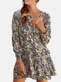 LASCANA Longbluse, mit Blumendruck