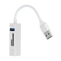 5-in-1 USB-Hub, 3x USB-Anschlüssen und Micro-SD-Kartenleser