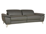Vente-unique, Relaxsofa 3 Sitzer Leder Kunstleder SPARTE Relaxsofa 3 Sitzer Leder Kunstleder SPARTE
