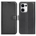 Cover-Discount - OPPO Reno13 Leder Etui Hülle, Schwarz