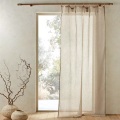 AM.PM - Vorhang Delhia aus Leinen-Voile, 140x350CM, Beige