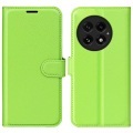 Cover-Discount - OnePlus 13 Leder Etui Hülle, Grün