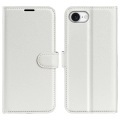 Cover-Discount - iPhone 16e Leder Etui Hülle, Weiss