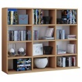Holz CD DVD Standregal Bücherregal Medienregal Raumteiler Deko Regal Megosa L Holz CD DVD Standregal Bücherregal Medienregal Raumteiler Deko Regal Megosa L