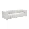 PASCAL MORABITO - Sofa 4-Sitzer - Bouclé-Stoff - Elfenbeinweiß - LERICI von One Size, Weiss