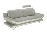Ledersofa 3Sitzer LATIKA Elfenbein Ledersofa 3Sitzer LATIKA Elfenbein