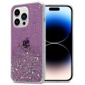 Hülle für iPhone 14 PRO TPU Silikon mit funkelnden Glitter