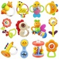 Activity-board, Baby Rassel BeißRing Set Baby Spielzeug Multicolor