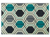 Beliani, Beliani Teppich bunt 140 x 200 cm Kurzflor GIRESUN